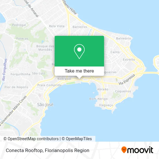 Conecta Rooftop map