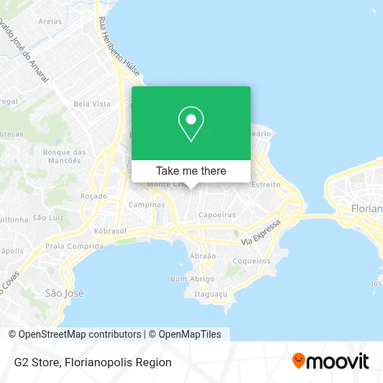 G2 Store map