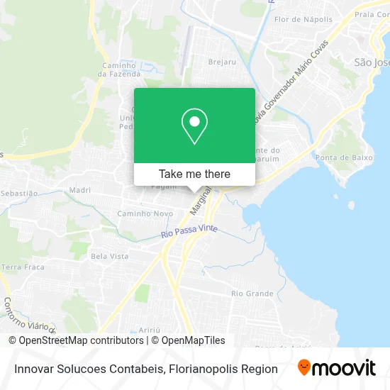 Innovar Solucoes Contabeis map