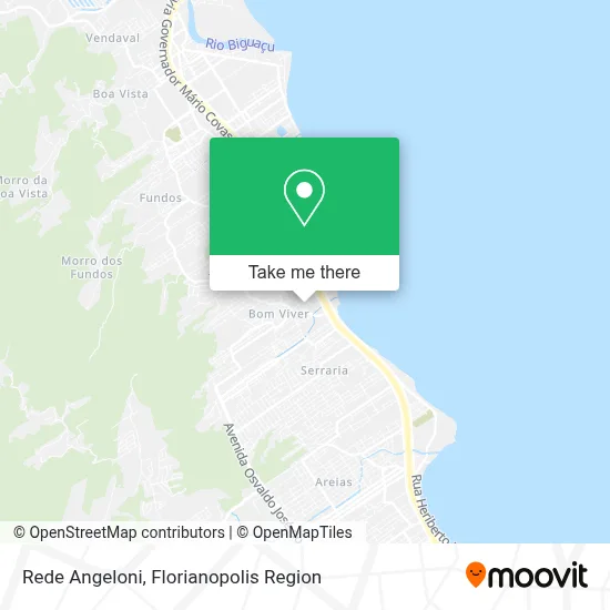 Rede Angeloni map