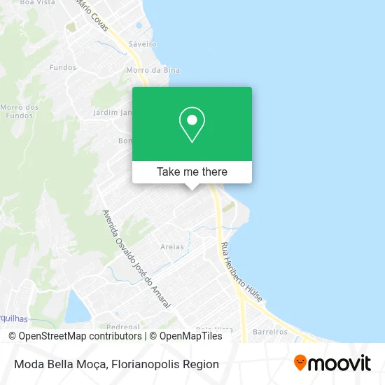 Moda Bella Moça map