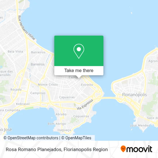 Rosa Romano Planejados map