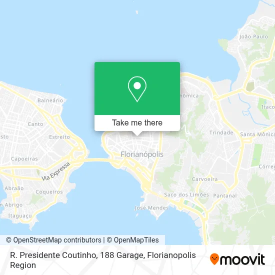 R. Presidente Coutinho, 188 Garage map