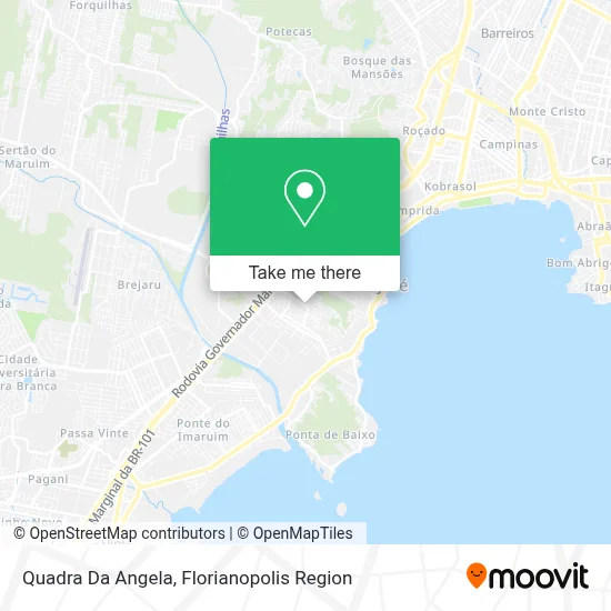 Quadra Da Angela map