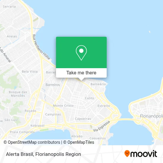 Alerta Brasil map