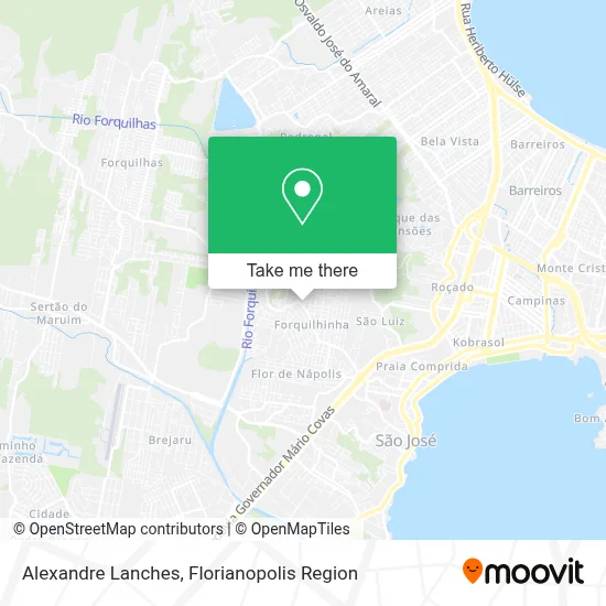 Alexandre Lanches map