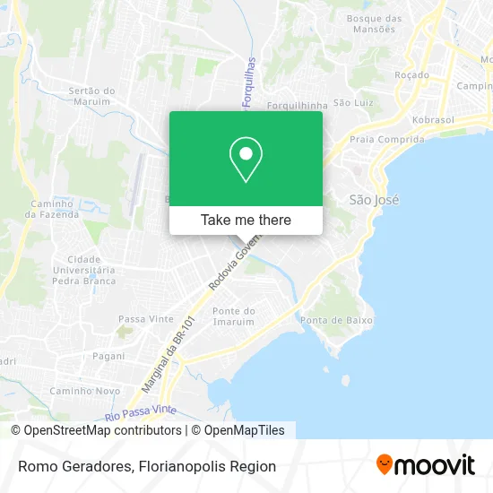 Romo Geradores map