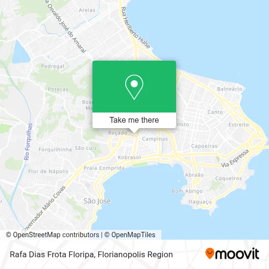 Rafa Dias Frota Floripa map