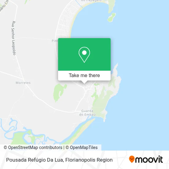 Pousada Refúgio Da Lua map