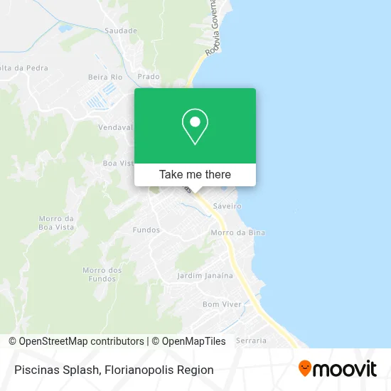Piscinas Splash map