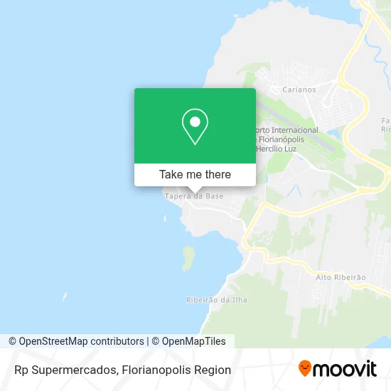 Rp Supermercados map