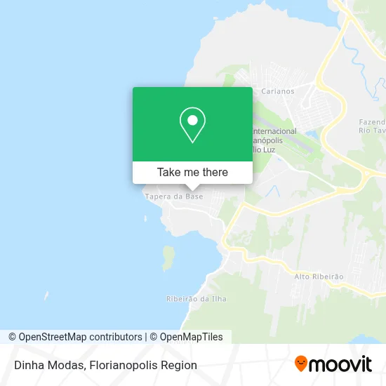 Dinha Modas map