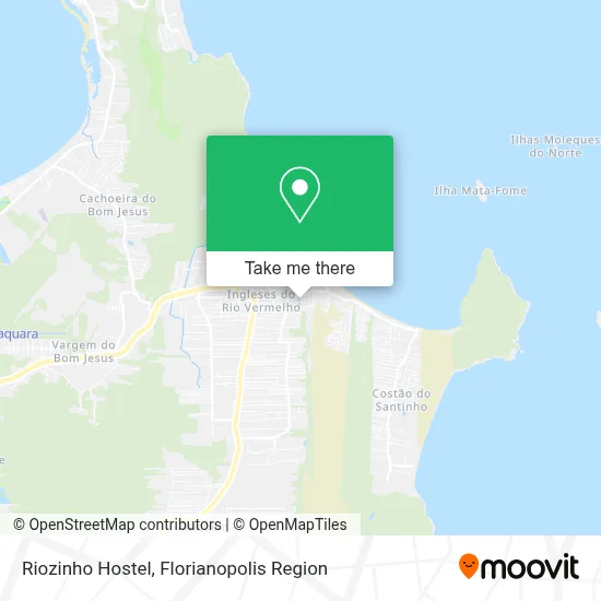 Riozinho Hostel map