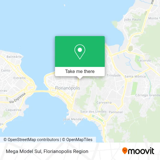 Mega Model Sul map