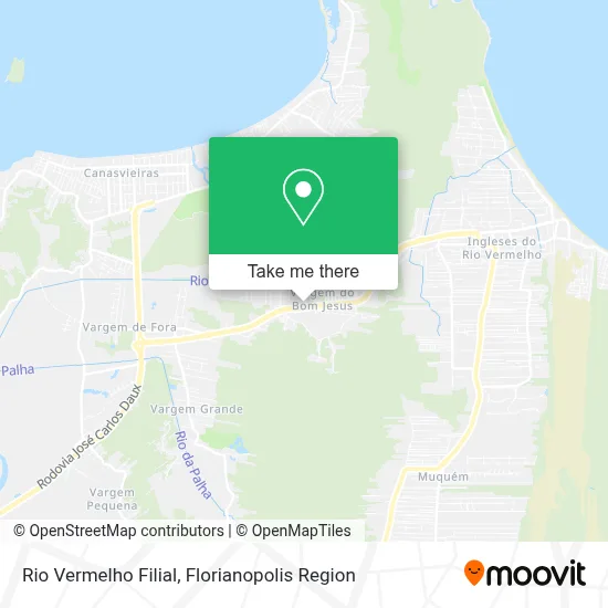 Rio Vermelho Filial map