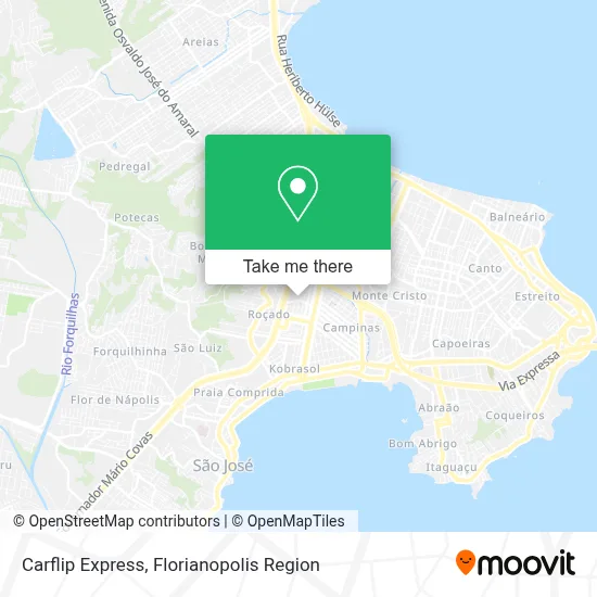 Carflip Express map