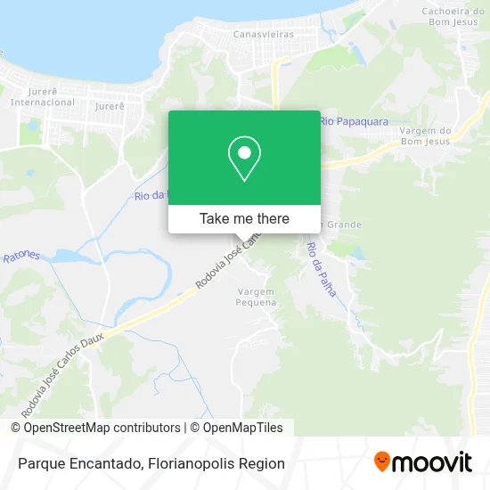 Parque Encantado map
