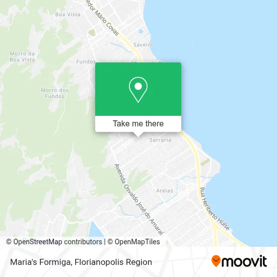 Maria's Formiga map