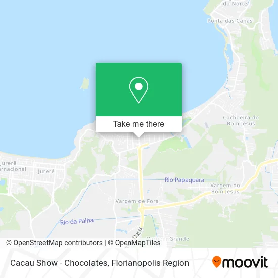 Cacau Show - Chocolates map