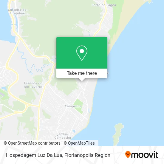 Hospedagem Luz Da Lua map