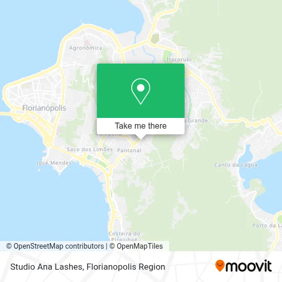 Studio Ana Lashes map