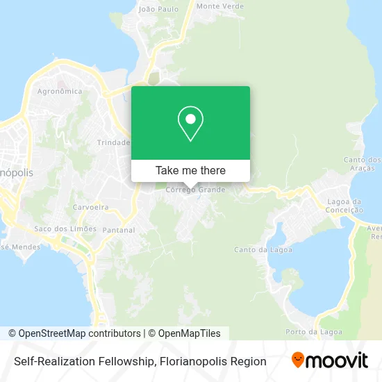 Self-Realization Fellowship map