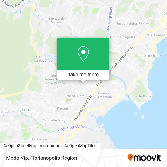 Moda Vip map