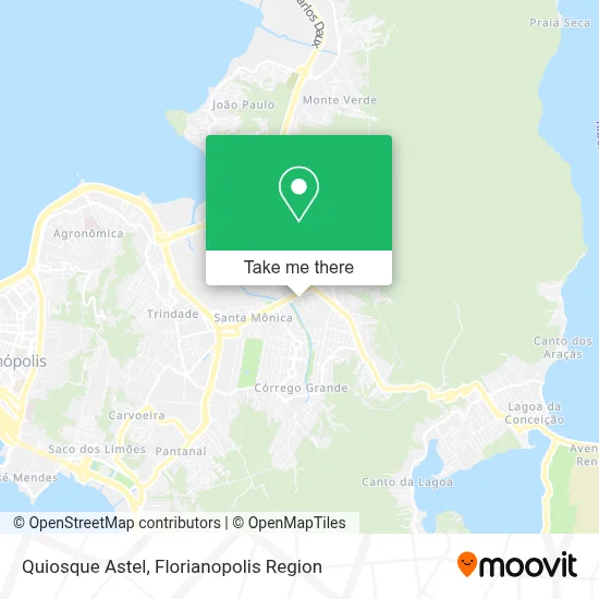 Quiosque Astel map