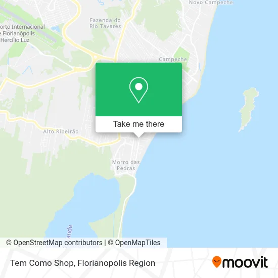 Tem Como Shop map