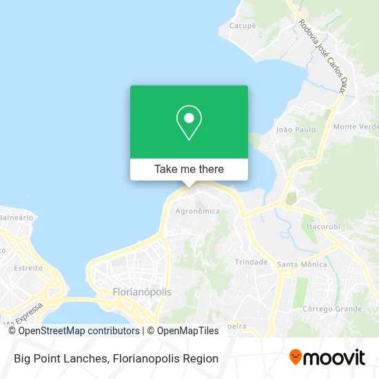 Big Point Lanches map