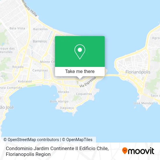 Condominio Jardim Continente II Edificio Chile map