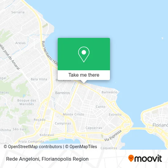 Rede Angeloni map