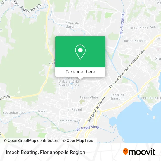 Intech Boating map
