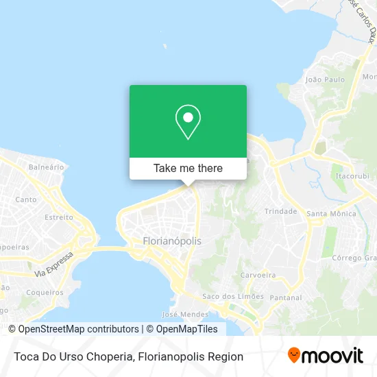 Toca Do Urso Choperia map