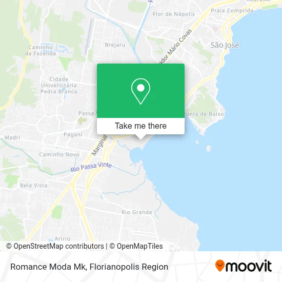 Romance Moda Mk map