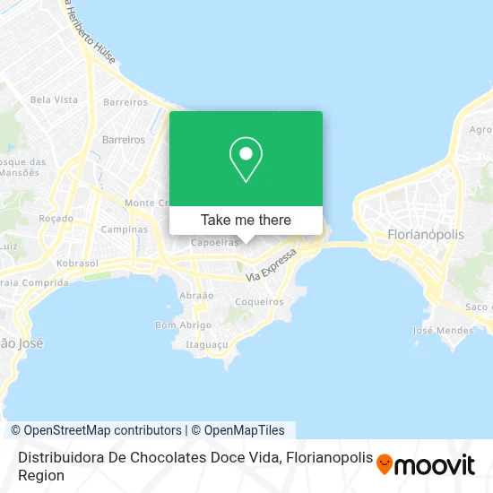 Distribuidora De Chocolates Doce Vida map