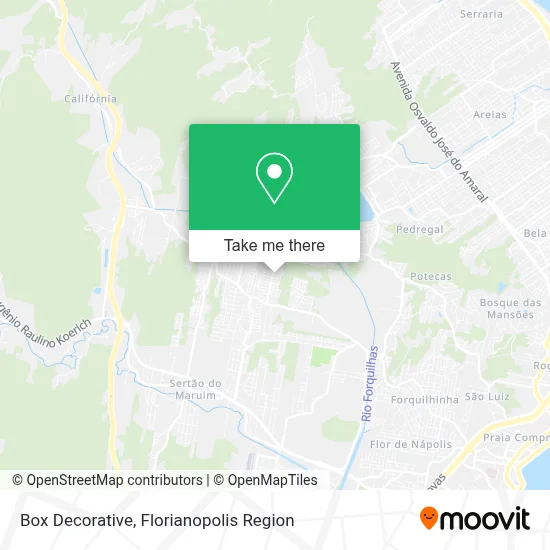 Box Decorative map
