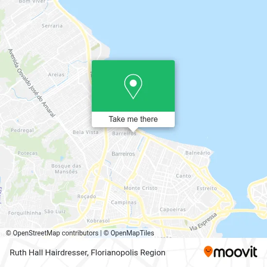 Ruth Hall Hairdresser map
