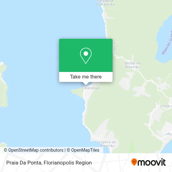 Praia Da Ponta map