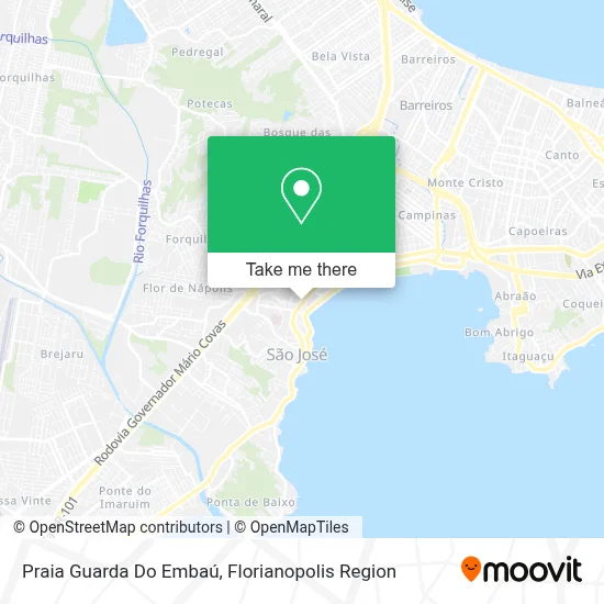 Praia Guarda Do Embaú map