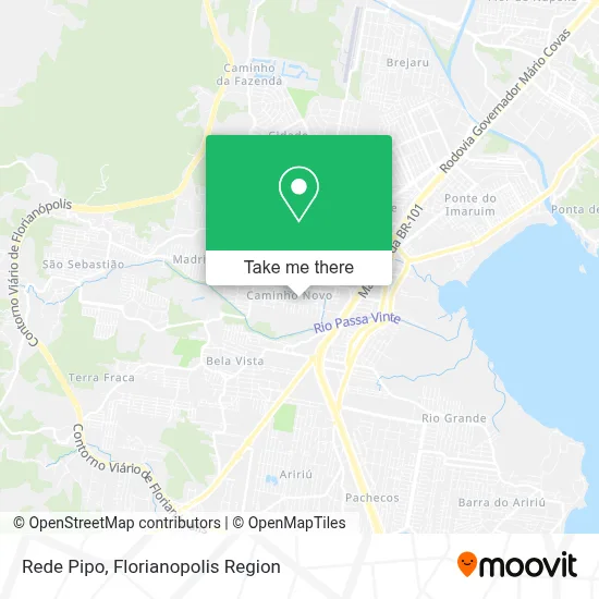 Rede Pipo map