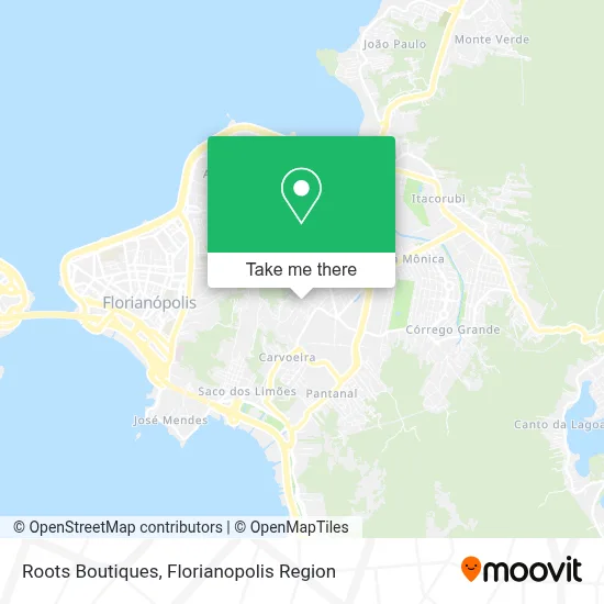 Roots Boutiques map