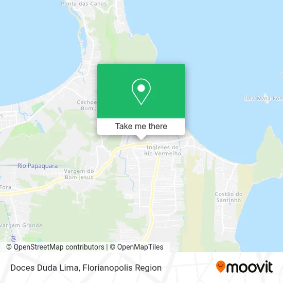 Doces Duda Lima map