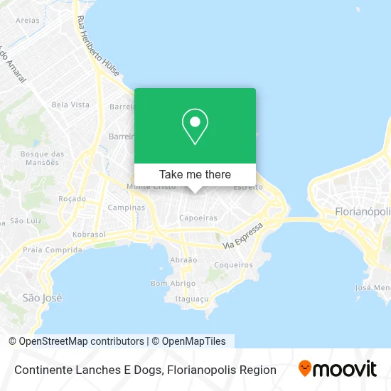 Continente Lanches E Dogs map