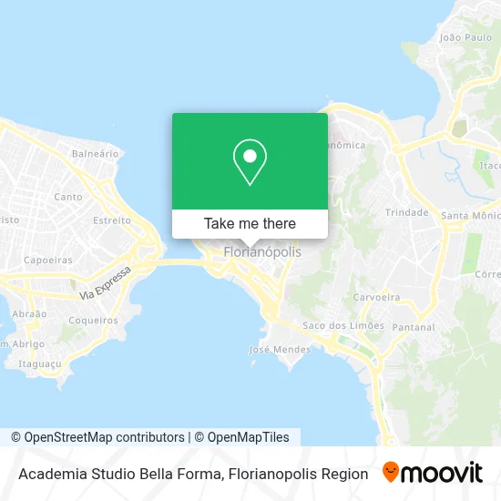 Academia Studio Bella Forma map
