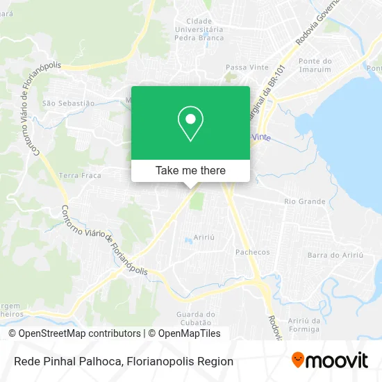 Rede Pinhal Palhoca map