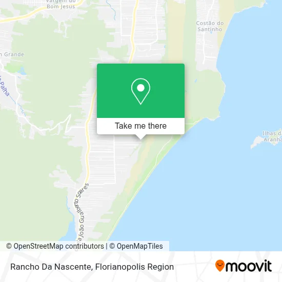 Rancho Da Nascente map