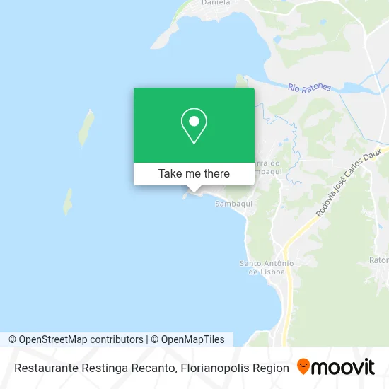 Restaurante Restinga Recanto map