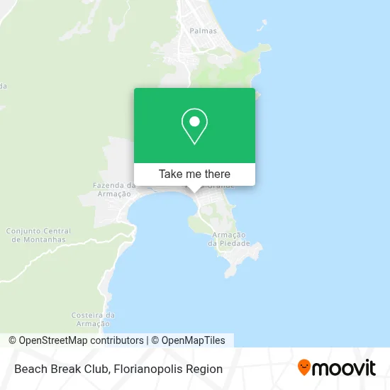 Beach Break Club map