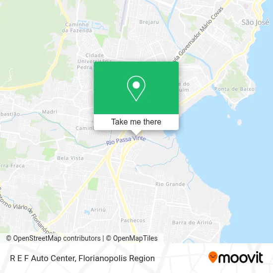 R E F Auto Center map